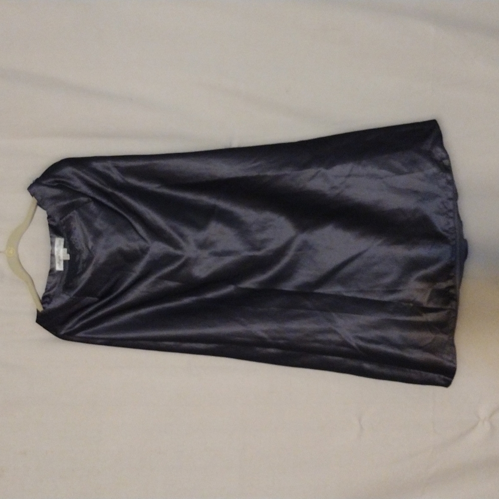 Vintage Marie St. Claire Shimmery Elegant Formal  Blue Skirt 70s 80s Size 12P